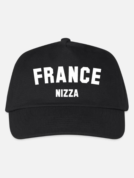 FRANCE NIZZA Frankreich - Kinder Basecap - Schwarz