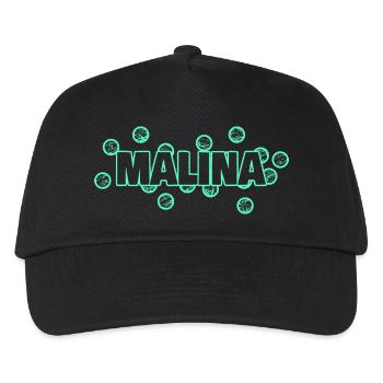 Malina - Kinder Basecap - Schwarz - Vorne