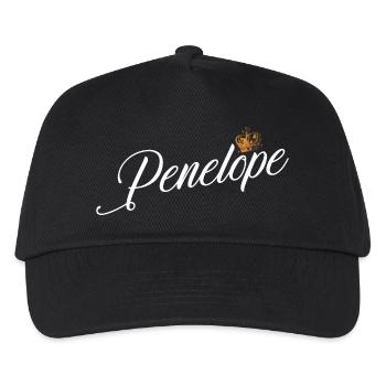 Penelope Name für Frauen Kinder Kleinkinder - Penelope - Kinder Basecap - Schwarz - Vorne