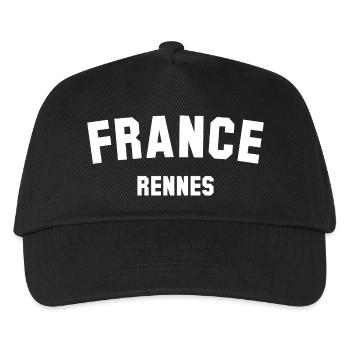 RENNES France - Kinder Basecap - Schwarz - Vorne