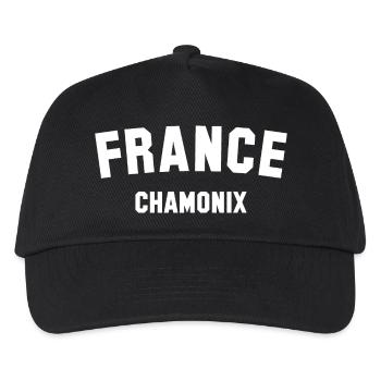 CHAMONIX France Frankreich - Kids’ Baseball Cap - black - Front