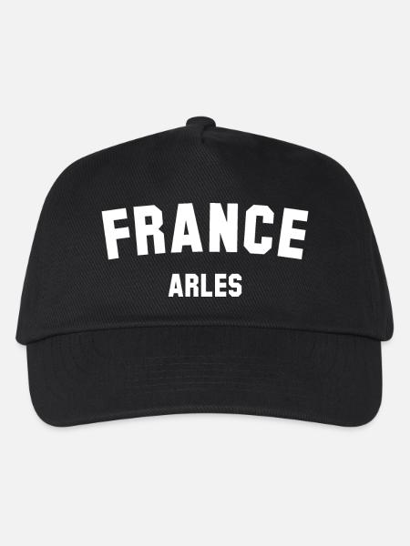 ARLES France Frankreich - Kinder Basecap - Schwarz