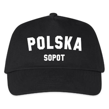 SOPOT Polska Poland - Kids’ Baseball Cap - black - Front
