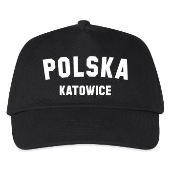 KATOWICE Polska Polen - Kinder Basecap - Schwarz - Vorne
