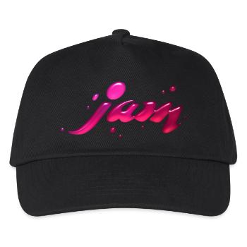 Jam Text Art - Casquette de baseball Enfant - noir - Devant