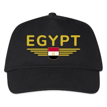 Egypt Cairo Fan Outfit T Shirt Design Fashion - Kids’ Baseball Cap - black - Front