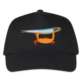 Crabe fier - Casquette de baseball Enfant - noir - Devant