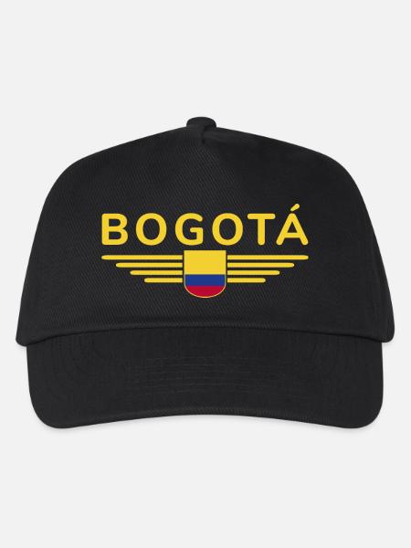 Bogotá Design – Stadt der Anden - Kinder Basecap - Schwarz