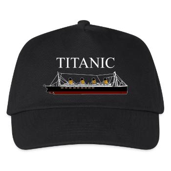 Titanisch - Kinder Basecap - Schwarz - Vorne