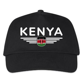 Nairobi Design für Kenia-Liebhaber - Kinder Basecap - Schwarz - Vorne