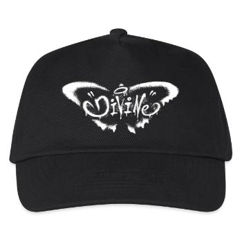Grunge-Schmetterling – Mystische Transformation - Kinder Basecap - Schwarz - Vorne