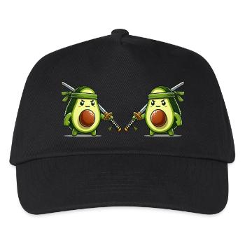 avocado samurai 2 - Kinder Basecap - Schwarz - Vorne