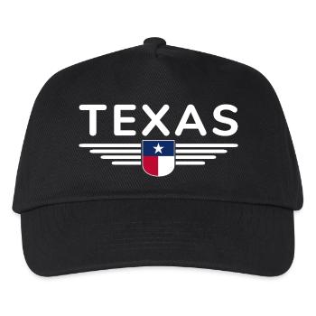 Texas Fan T-Shirt – Lone Star Style - Casquette de baseball Enfant - noir - Devant