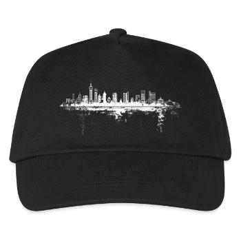 Shanghai Skyline China - Kinder Basecap - Schwarz - Vorne