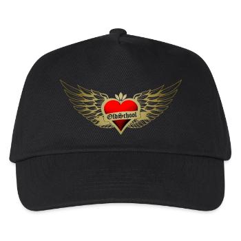 OldSchool - Kids’ Baseball Cap - black - Front