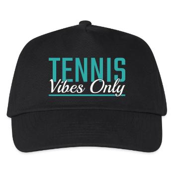 Tennis vibes only - Kids’ Baseball Cap - black - Front