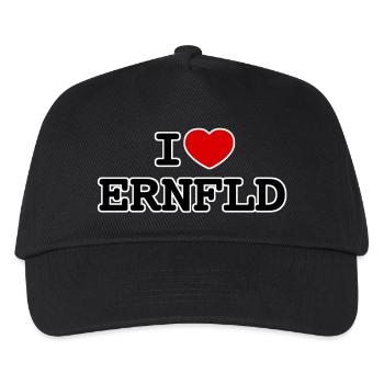 I ❤️ ERNFLD | Köln Ehrenfeld - Kinder Basecap - Schwarz - Vorne