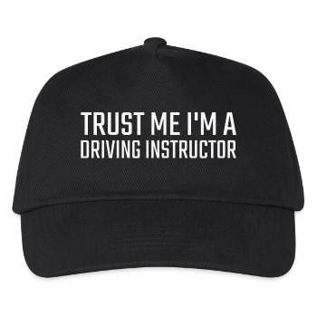 Driving Instructor Trust me Drive Tutor - Kinder Basecap - Schwarz - Vorne