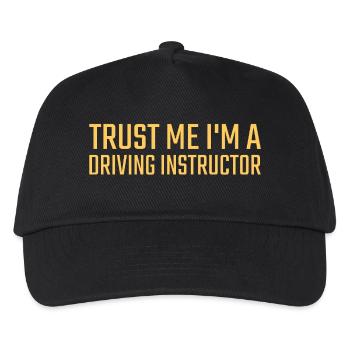 Driving Instructor Trust me Drive Tutor - Kinder Basecap - Schwarz - Vorne