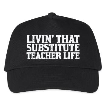 Lehrerleben Inspiration Humor - Kinder Basecap - Schwarz - Vorne