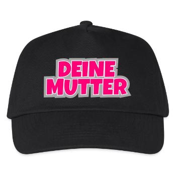 Votre mère - le classique à porter. - Casquette de baseball Enfant - noir - Devant