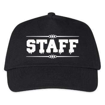 Staff - Kinder Basecap - Schwarz - Vorne