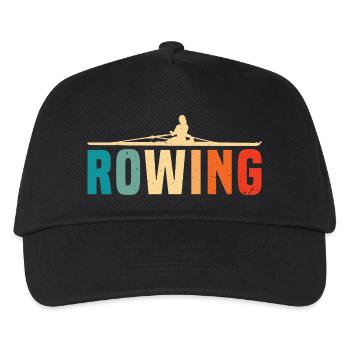 Aviron - Aviron - Rameur - Rameur - Casquette de baseball Enfant - noir - Devant