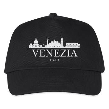 Skyline von Venedig, Venedig Italien - Kinder Basecap - Schwarz - Vorne