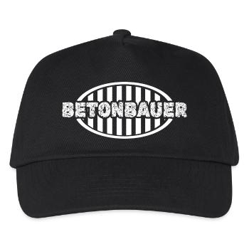 Concrete worker - Kids’ Baseball Cap - black - Front