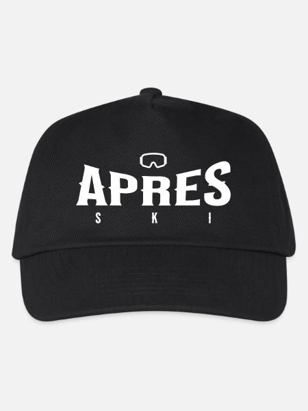 Apres Ski - Kinder Basecap - Schwarz