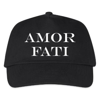 Amor Fati T-Shirt - Kids’ Baseball Cap - black - Front