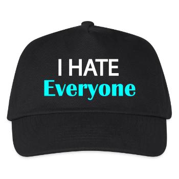 I Hate Everyone - Kids’ Baseball Cap - black - Front