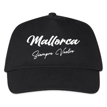 Mallorca - Kinder Basecap - Schwarz - Vorne