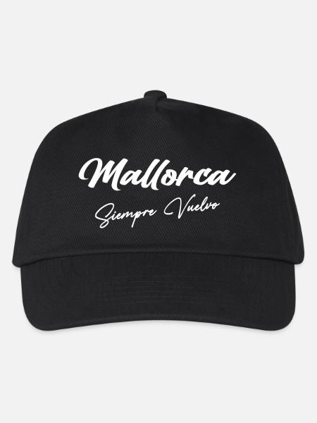 Mallorca - Kinder Basecap - Schwarz