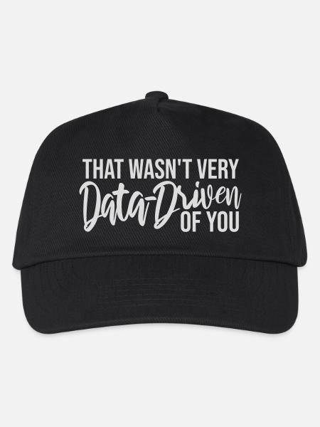That Wasn't Very Data-Driven Of You Lustig Nerd - Kinder Basecap - Schwarz