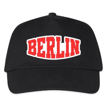 Berlin - Kinder Basecap - Schwarz - Vorne