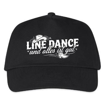 Line Dance Alles Ist Gut - Kinder Basecap - Schwarz - Vorne