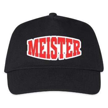 Meister - Kinder Basecap - Schwarz - Vorne