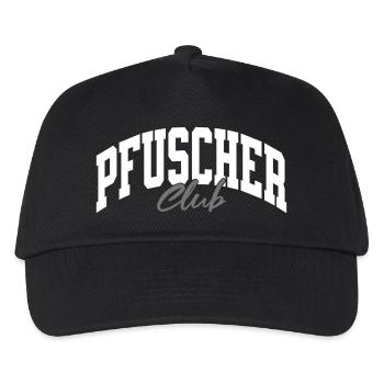 Pfuscher Club - Kinder Basecap - Schwarz - Vorne