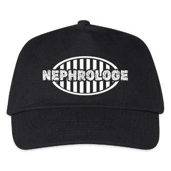 Retro Nephrologe - Kinder Basecap - Schwarz - Vorne