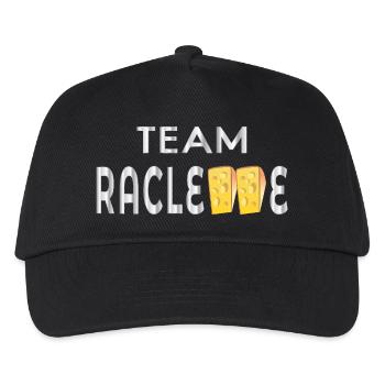 Team Raclette Käse - Kinder Basecap - Schwarz - Vorne