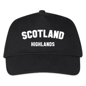 SCOTLAND HIGHLANDS Schottland - Kinder Basecap - Schwarz - Vorne