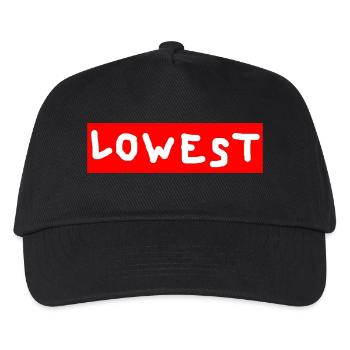 Lowest anti fashion - Kids’ Baseball Cap - black - Front