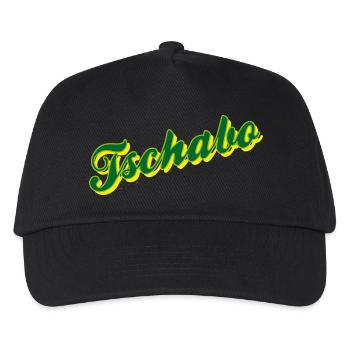 Tschabo - Kinder Basecap - Schwarz - Vorne