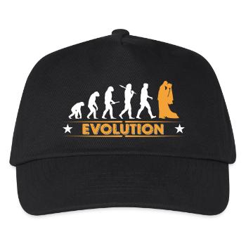 Mariage - evolution - Casquette de baseball Enfant - noir - Devant