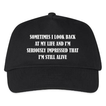 Lifestyle cool saying funny funny thoughts - Kids’ Baseball Cap - black - Front