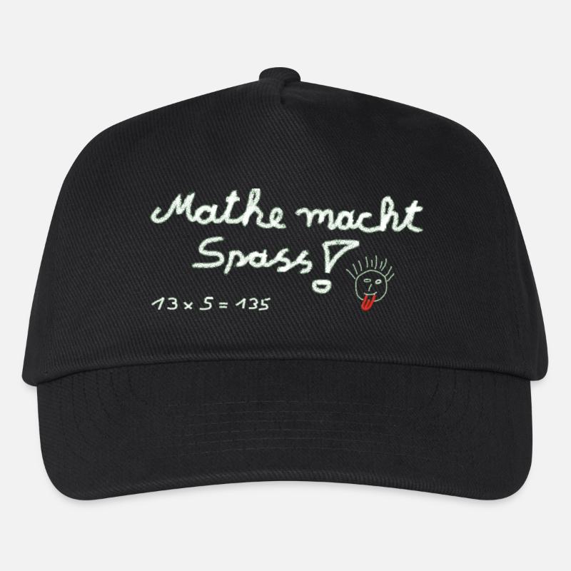 Mathe macht Spass ! - Kinder Basecap - Schwarz