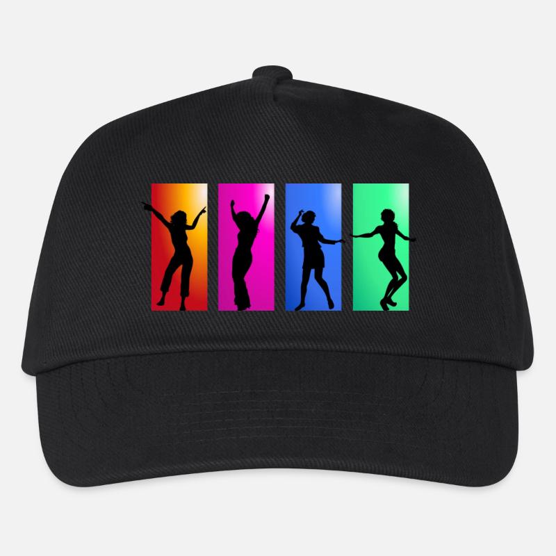 ballerina ballett dance dancer tanz taenzer yoga45 - Kinder Basecap - Schwarz