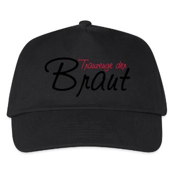 trauzeuge_der_braut - Kinder Basecap - Schwarz - Vorne