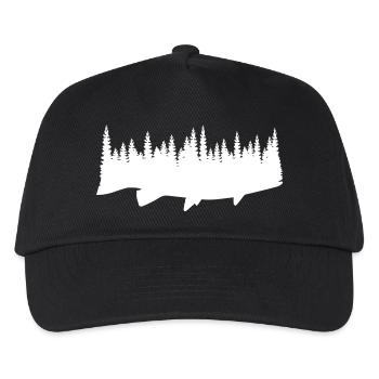 Fish And Forest - Kinder Basecap - Schwarz - Vorne